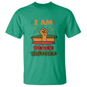 I Am Black History Month T Shirt African American Pride Celebration TS02 Irish Green Printyourwear