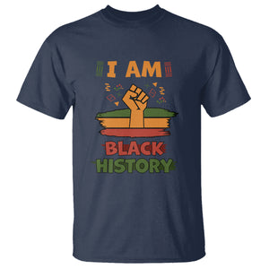 I Am Black History Month T Shirt African American Pride Celebration TS02 Navy Printyourwear