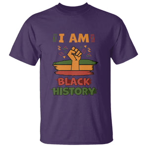 I Am Black History Month T Shirt African American Pride Celebration TS02 Purple Printyourwear