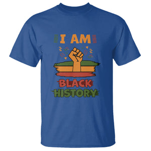 I Am Black History Month T Shirt African American Pride Celebration TS02 Royal Blue Printyourwear