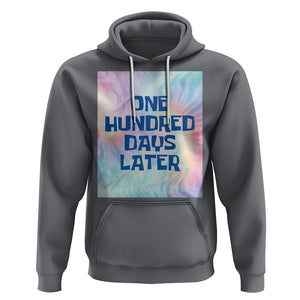 Funny 100 Days of School Hoodie One Hundred Days Later TS02 Charcoal Printyourwear