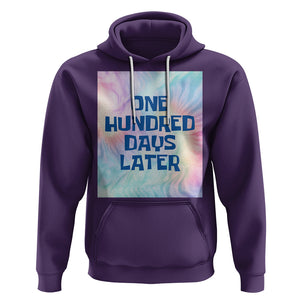 Funny 100 Days of School Hoodie One Hundred Days Later TS02 Purple Printyourwear