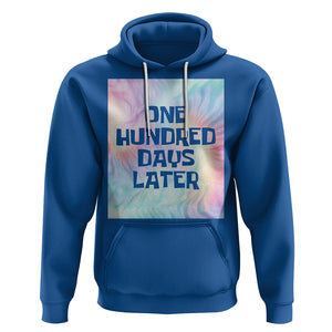 Funny 100 Days of School Hoodie One Hundred Days Later TS02 Royal Blue Printyourwear