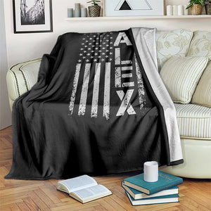 Justice for Alex Pretti American Flag Throw Blanket Minneapolis Jan 24 2026 Memorial Tribute TS02 Print Your Wear