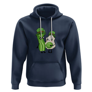 Cute Kids St. Patricks Day Hoodie Green Eggs Green Ham Smile Face Costume TS02 Navy Printyourwear