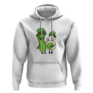 Cute Kids St. Patricks Day Hoodie Green Eggs Green Ham Smile Face Costume TS02 White Printyourwear