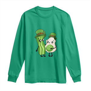 Cute Kids St Patricks Day Long Sleeve Shirt Green Eggs Green Ham Smile Face Costume TS02 Irish Green Print Your Wear