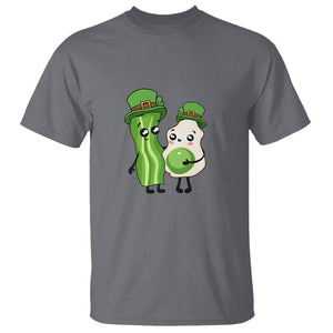 Cute Kids St. Patricks Day T Shirt Green Eggs Green Ham Smile Face Costume TS02 Charcoal Printyourwear