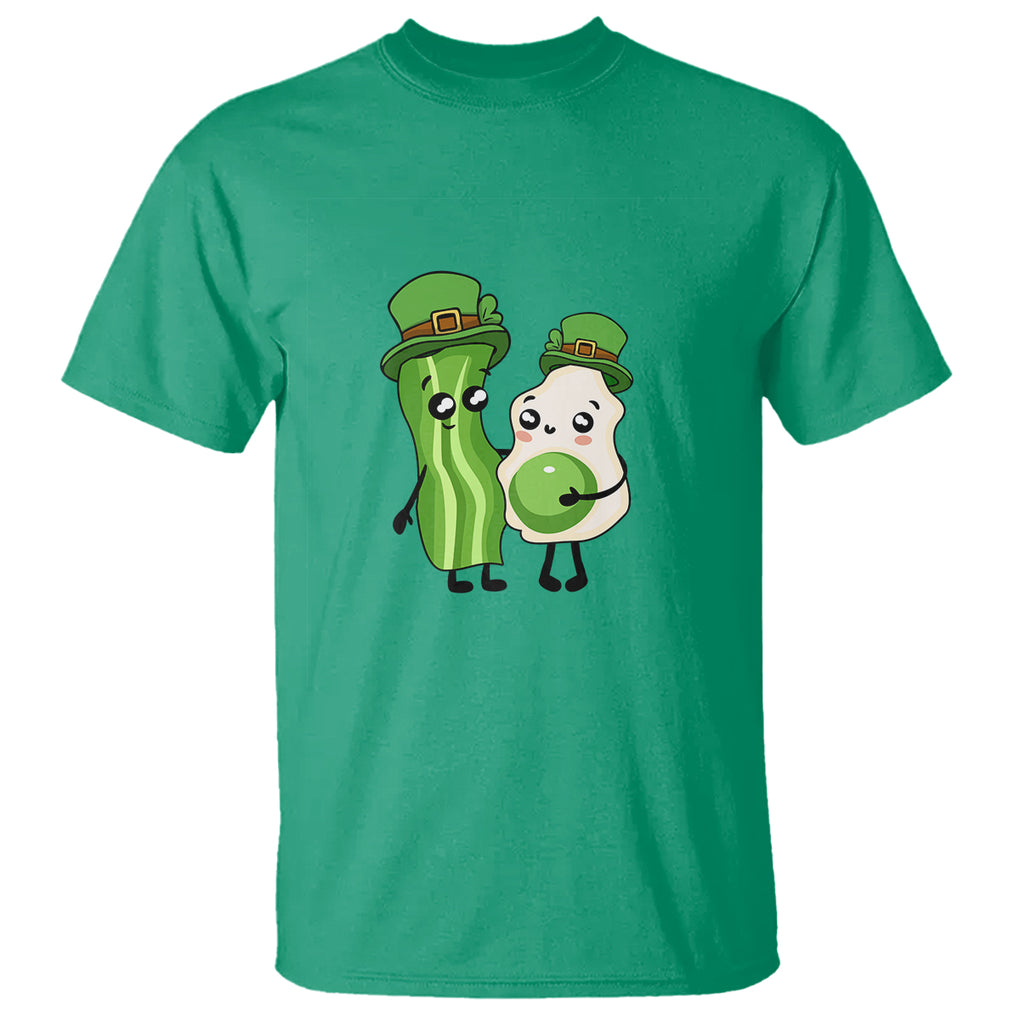 Cute Kids St. Patricks Day T Shirt Green Eggs Green Ham Smile Face Costume TS02 Irish Green Printyourwear