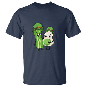 Cute Kids St. Patricks Day T Shirt Green Eggs Green Ham Smile Face Costume TS02 Navy Printyourwear