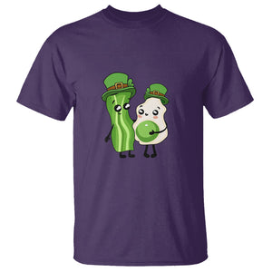 Cute Kids St. Patricks Day T Shirt Green Eggs Green Ham Smile Face Costume TS02 Purple Printyourwear