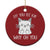 Sarcastic Cat Christmas Ornament Eff You See Kay Why Oh You Middle Finger TS02 Print Your Wear