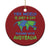 Funny Cat Christmas Ornament The World Is A Cat Playing With Australia TS02 Print Your Wear