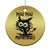 Funny Burnt Cat Christmas Ornament Pew Pew Madafakas TS02 Print Your Wear