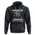 Turtle Autism Acceptance Hoodie Shelled In Strength TS02 Black Printyourwear