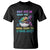 Turtle Autism Acceptance T Shirt Why Fit In When You Were Born To Stand Out TS02 Black Printyourwear