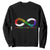 Autism Acceptance Sweatshirt Different Not Less Spectrum Rainbow Infinity TS02