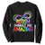 Autism Acceptance Sweatshirt Embrace The Amazing Spectrum Rainbow Infinity Symbol TS02