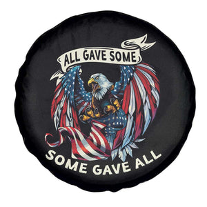 Patriotic American Eagle Spare Tire Cover All Gave Some Some Gave All US Flag 4th Of July Independence Day TS02 Print Your Wear