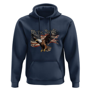 Patriotic American Eagle Hoodie We The People US Flag Freedom Tour 4th of July TS02 Navy Print Your Wear