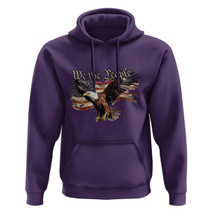 Patriotic American Eagle Hoodie We The People US Flag Freedom Tour 4th of July TS02 Purple Print Your Wear