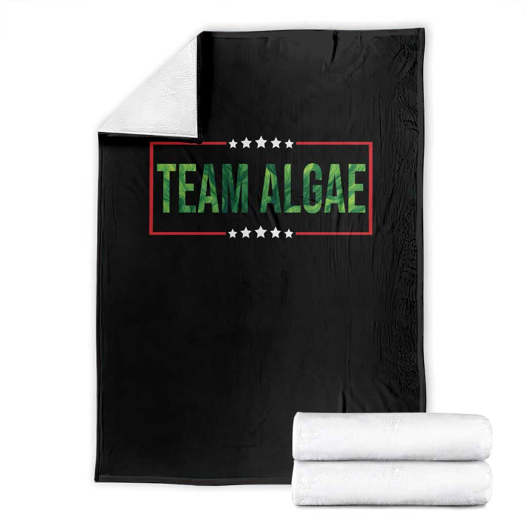 Team Algae Satire Throw Blanket Funny Lincoln Memorial Reflecting Pool Meme Parody TS02 Black Print Your Wear