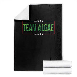 Team Algae Satire Throw Blanket Funny Lincoln Memorial Reflecting Pool Meme Parody TS02 Black Print Your Wear