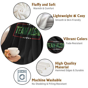 Team Algae Satire Throw Blanket Funny Lincoln Memorial Reflecting Pool Meme Parody TS02 Print Your Wear
