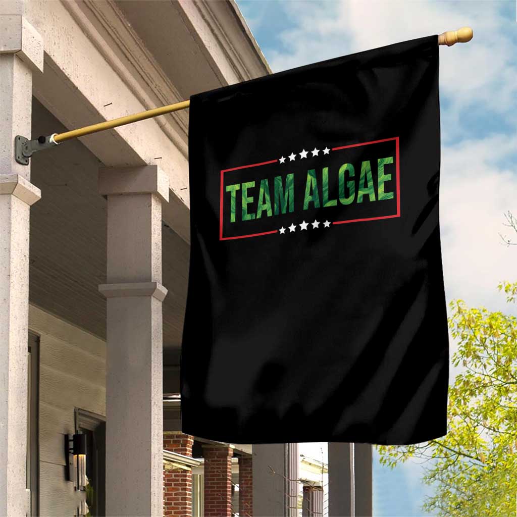 Team Algae Satire Garden Flag Funny Lincoln Memorial Reflecting Pool Meme Parody TS02 Print Your Wear
