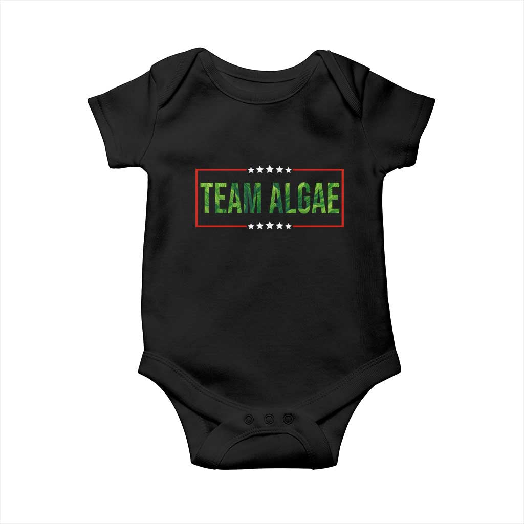 Team Algae Satire Baby Onesie Funny Lincoln Memorial Reflecting Pool Meme Parody TS02 Black Print Your Wear