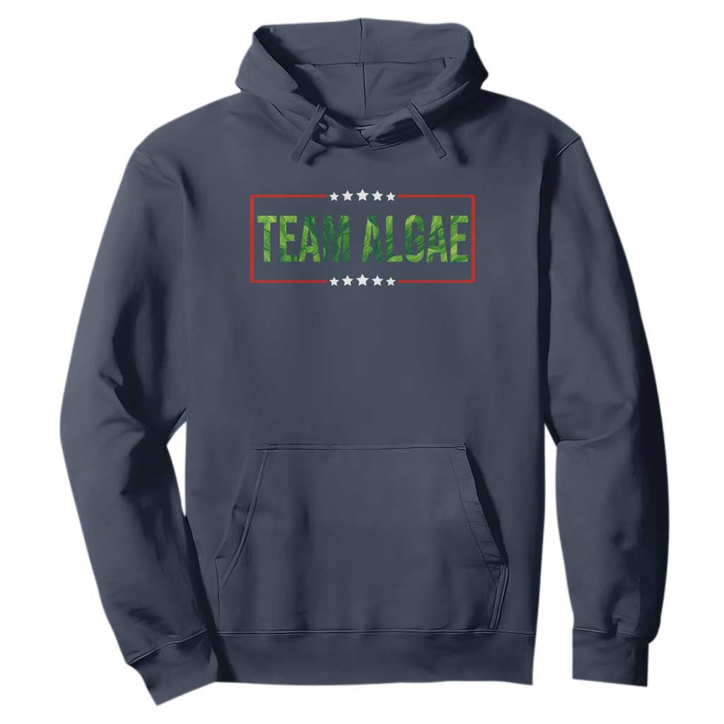 Team Algae Satire Hoodie Funny Lincoln Memorial Reflecting Pool Meme Parody TS02 Navy Print Your Wear