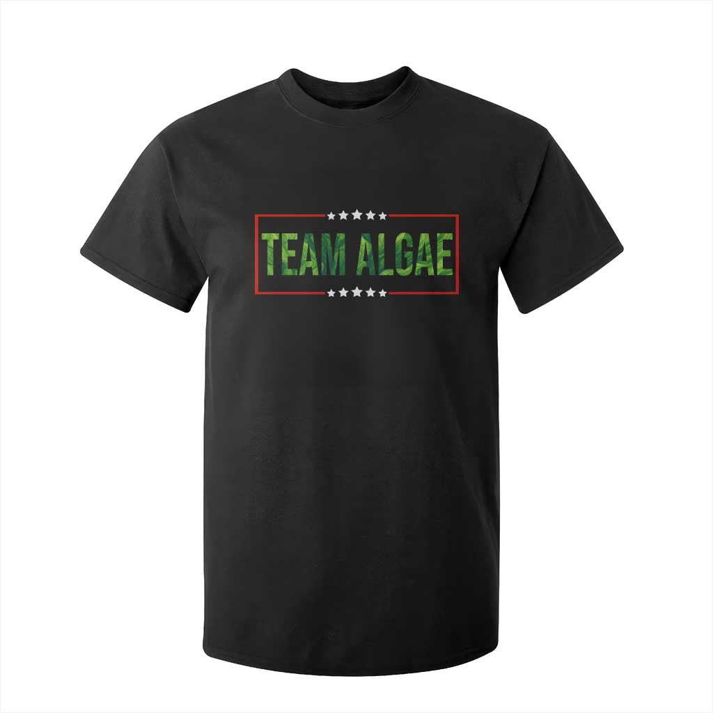 Team Algae Satire T Shirt For Kid Funny Lincoln Memorial Reflecting Pool Meme Parody TS02 Black Print Your Wear