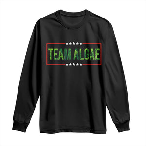 Team Algae Satire Long Sleeve Shirt Funny Lincoln Memorial Reflecting Pool Meme Parody TS02 Black Print Your Wear