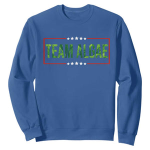 Team Algae Satire Sweatshirt Funny Lincoln Memorial Reflecting Pool Meme Parody TS02 Royal Blue Print Your Wear