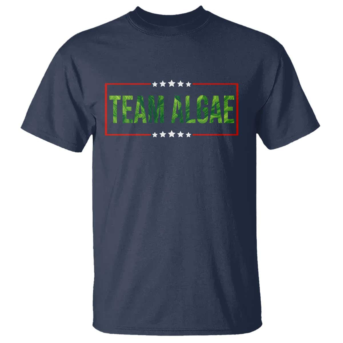 Team Algae Satire T Shirt Funny Lincoln Memorial Reflecting Pool Meme Parody TS02 Navy Print Your Wear
