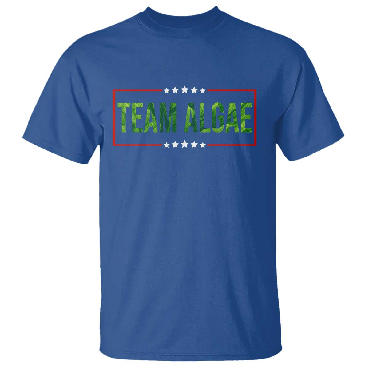 Team Algae Satire T Shirt Funny Lincoln Memorial Reflecting Pool Meme Parody TS02 Royal Blue Print Your Wear