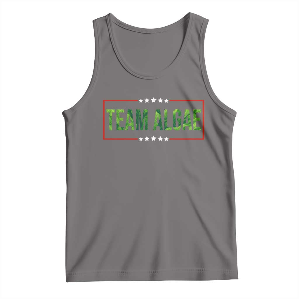 Team Algae Satire Tank Top Funny Lincoln Memorial Reflecting Pool Meme Parody TS02 Deep Heather Print Your Wear