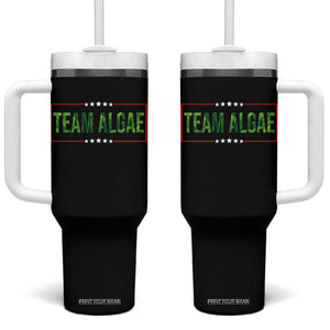 Team Algae Satire Tumbler With Handle Funny Lincoln Memorial Reflecting Pool Meme Parody TS02 One Size: 40 oz Black Print Your Wear
