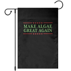 Make Algae Great Again Retro Garden Flag Funny Lincoln Memorial Reflecting Pool Parody Meme TS02 Black Print Your Wear