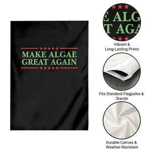 Make Algae Great Again Retro Garden Flag Funny Lincoln Memorial Reflecting Pool Parody Meme TS02 Print Your Wear