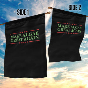 Make Algae Great Again Retro Garden Flag Funny Lincoln Memorial Reflecting Pool Parody Meme TS02 Print Your Wear