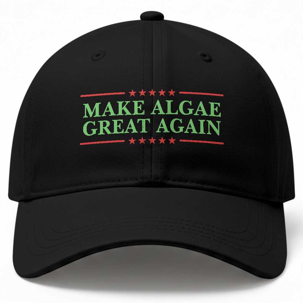 Make Algae Great Again Retro Baseball Cap Funny Lincoln Memorial Reflecting Pool Parody Meme TS02 Print Your Wear
