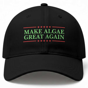 Make Algae Great Again Retro Baseball Cap Funny Lincoln Memorial Reflecting Pool Parody Meme TS02 Print Your Wear