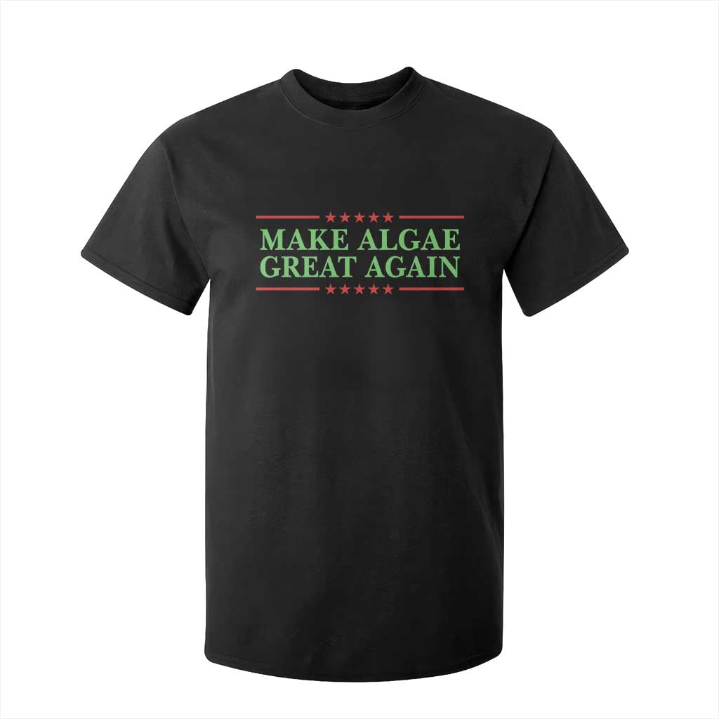 Make Algae Great Again Retro T Shirt For Kid Funny Lincoln Memorial Reflecting Pool Parody Meme TS02 Black Print Your Wear