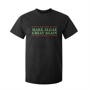 Make Algae Great Again Retro T Shirt For Kid Funny Lincoln Memorial Reflecting Pool Parody Meme TS02 Black Print Your Wear