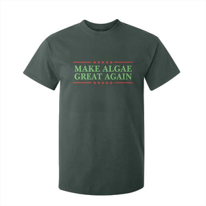 Make Algae Great Again Retro T Shirt For Kid Funny Lincoln Memorial Reflecting Pool Parody Meme TS02 Dark Forest Green Print Your Wear