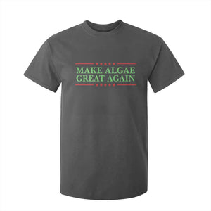 Make Algae Great Again Retro T Shirt For Kid Funny Lincoln Memorial Reflecting Pool Parody Meme TS02 Dark Heather Print Your Wear