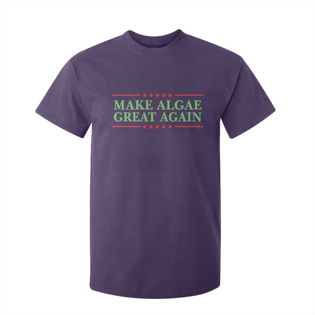 Make Algae Great Again Retro T Shirt For Kid Funny Lincoln Memorial Reflecting Pool Parody Meme TS02 Purple Print Your Wear