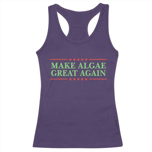 Make Algae Great Again Retro Racerback Tank Top Funny Lincoln Memorial Reflecting Pool Parody Meme TS02 Purple Print Your Wear