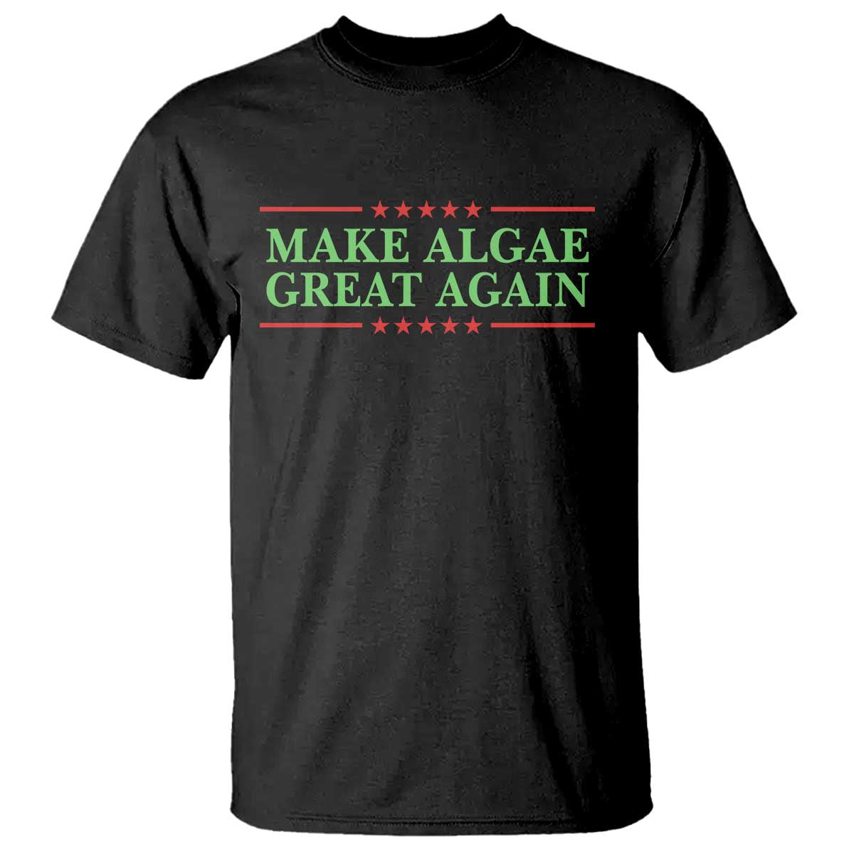 Make Algae Great Again Retro T Shirt Funny Lincoln Memorial Reflecting Pool Parody Meme TS02 Black Print Your Wear